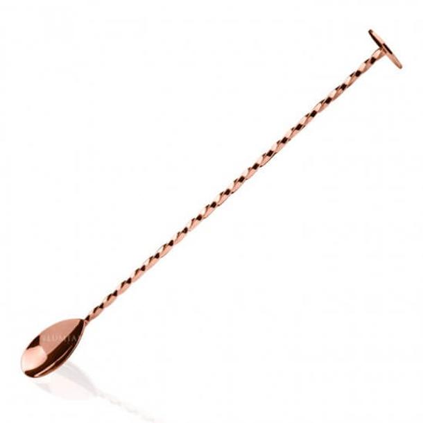 COLHER BAR PILÃO COBRE 28CM L0010 LUMIAN