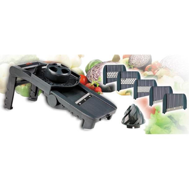 MANDOLINA PLASTICA COM 5 LAMINAS
