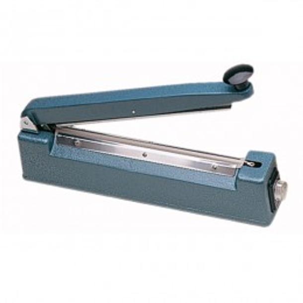 MÁQUINA SOLDAR SACOS 40CM  AZUL METAL