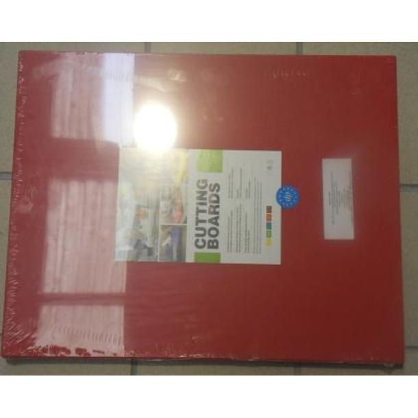 PLACA POLIETILENO 50*40*2 VERMELHO